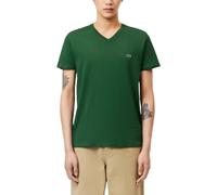 (Green, S) Lacoste TH6710 Mens V Neck T Shirt PIMA Summer Tee