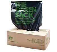 Green Sack Bin Bags 70 L Black PE (Polyethylene) 25 microns Pack of 200
