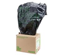 Green Sack Bin Bags 90 L Black PE (Polyethylene) 35 microns Pack of 40