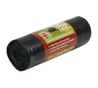 Green Sack Medium Duty Bin Bags 5 L Black PE (Polyethylene) Pack of 15