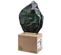 The Green Sack Heavy Duty Refuse Bag in Dispenser Black (75 Pack)