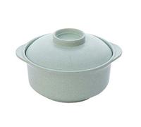 (green) Safe Instant Noodles Bowl Heat-resistant Easy Clean Unbreakable Lightweight Bowl with Handle for Noodles