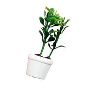 Green Safe Miniature Flowerpot for Doll House Decors Easy Install Realistic Design Doll House Miniature Furniture Planter