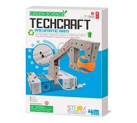 Green Science Techcraft Pneumatic Arm, STEM Activity Kit for Ages 5+