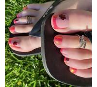 Green Scintillate Persist Toenails Fashion Fraudulent Hoofs Rose Light Permanent Gluey Complimentary Application Thin ABS Toe Tips Frame Rate Toenails