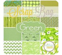 Green Scrap Bag (GR.SB) by Mixed Designers for Southern Fabric