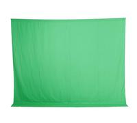 Green Screen Backdrop Large Virtual Greenscreen Background Sheet Professional Photography Streaming Meeting Polyester Cotton Blend 3x2.5M
