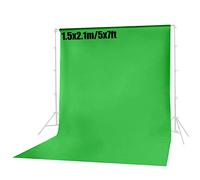 Green Screen Background Backdrop AOBETAK 5x7ft Thicker Fabric Photo Backdrop for Photography Studio Video Edition Live Streaming and Special Effects, Small