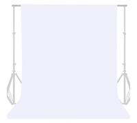Green Screen Background Photography Background Video Backdrop Cloth Smooth Green White Black Pure Cotton Photo Screen For Photo Studio Live Streaming For Studio Photo Video Shooting(White,1000x1500MM)