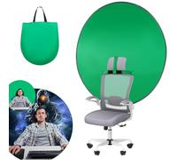 Green Screen Background with Stand,1.42m(4.65ft) Collapsible Greenscreen Backdrop,Pop Up Green Screen with Storage Bag，Portable Backdrop for Photography,Gaming,Live Streaming,Zoom Meeting and Gaming