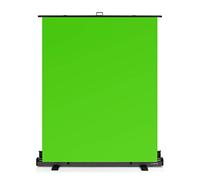 Green Screen Background With Stand, Chroma Key Screen, 71" × 59", Pop-up and Collapsible, Wrinkle Resistant Green Backdrop, Auto-Locking Frame, Dark Grey Case, Ideal for live Streaming and Gaming.