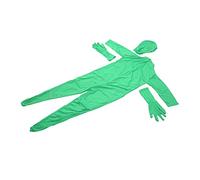 Green Screen Bodysuit Full Body Split Design for Photography Film Video Live Broadcast Product Shooting Film Special Effects Post Production Green (180cm)