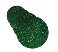 Green Sequin Sparkle Car Air Fresheners Cards Set of 4 Pieces Personalized Car Fresheners Gifts for Men Women Auto Aromatherapy Tablets Hanging Scented Cards for Wardrobe Bathroom