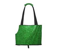 Green Sequin Sparkle print Puppy Carrier Pets Dogs Dog Walking Bags Carrier Bags for small Dogs and Cat and Rabbit
