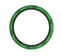 Green Sequin Sparkle Print Steering Wheel Cover Elastic Protector