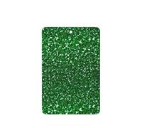 Green Sequin Sparkle Printing Fashion Car Air Freshener Cards 10 Pcs Car Scented Hanging Sheets