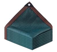 Green Shade Cloth with Grommets 90% Shade Rate Various Sizes 2x2m to 8x10m Ideal for Greenhouses Barns or Dog Kennels (7x7.5m) UV Protection Durable Outdoor Use