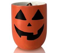 Green Sheep Candles - Halloween Decorations, Small Ceramic Jar Scented Candle, Natural Coconut Wax, Gift Set Decoration, Seasonal Perfect Pumpkin, Aromatherapy Candle Gifts for Women (Freddy, 150 Ml)