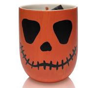 Green Sheep Candles - Halloween Decorations, Small Ceramic Jar Scented Candle, Natural Coconut Wax, Gift Set Decoration, Seasonal Perfect Pumpkin, Aromatherapy Candle Gifts for Women (Kurt, 150 Ml)