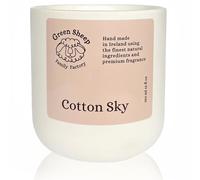 Green Sheep Candles - Large White Jar, Long Burning Relaxing Sleep Scented Vegan & Non Toxic Coconut Wax Candle for Home & Kitchen, Luxury Natural Aromatherapy Gift (Cotton Sky, 350 ml)