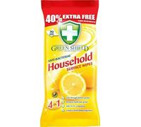 Green Shield 2 x Anti-Bacterial Household Surface 2 x 70 units (140 Wipes)