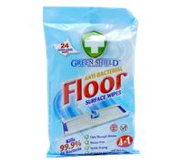 Green Shield Anti-Bacterial Floor Cloths - 24 pcs