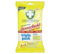 Green Shield Antibacterial Wipes - 3 x 50 Wipes - Triple Pack