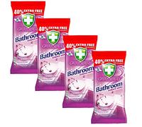 Green Shield Bathroom Surface Wipes 4 Packs = 280 Wipes - Cleans Baths Sinks & Showers and Other Home Surfaces- Home Cleaning
