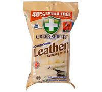 Green Shield Conditioning Leather Surface Wipes 70 pcs