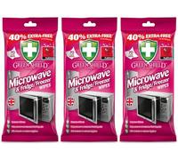 Green Shield Microwave & Fridge Freezer Wipes, Fresh Scent, 3 Pack, 210 Total Wipes, for Cooker, Fridge Freezer & Microwave