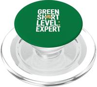 Green Short Level Expert Funny Irish St Patricks Day PopSockets PopGrip for MagSafe