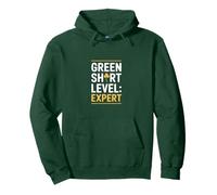 Green Short Level Expert Funny Irish St Patricks Day Pullover Hoodie