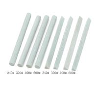 Green Silicon Carbide Grinding Block for Sharpening Round & Triangle - 240/320/400/600 Grit Oil Stone Sharpener Tool for Jade, Carving Cutte(Triangle 240GRIT)