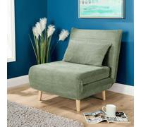 Single Clic Clac Sofa Bed Sleeper Couch Upholstered Living Furniture Home Source Green One Size