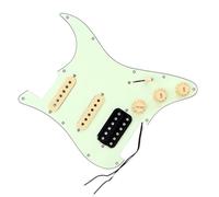 Green Single SSH Loaded Prewired Electric Guitar Pickguard Humbucker Pickups Set Pickguard Pickups Replacement Parts