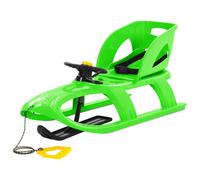 (green, sledge + seat + wheel) vidaXL Sledge Polypropylene Outdoor Playset Snowracer Multi Colours/Models