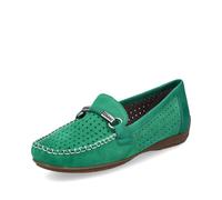 Rieker 40253-54 | Green | Womens Moccasin Shoes 5 GREEN