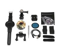 (Green) Smart Wearable Camera Watch Style Outdoor Sports with WIFI Function IP68 Waterproof