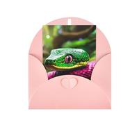 Green Snake Greeting Card Organiser Display Stand Blank Inside Birthday Cards Party Invitation Card