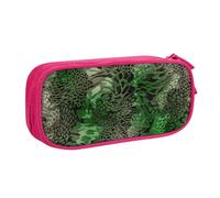 Green Snake Print Stationery Bag Lightweight Pen Pouch School College Office Travel Boys Girls Adults