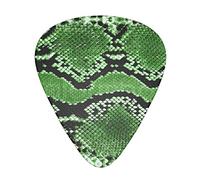 Green Snakeskin Advanced guitar pick 12 pieces Three thicknesses for bass, electric guitar, acoustic guitar bag