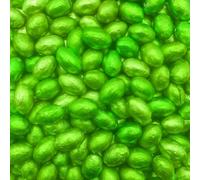 Green Solid Milk Chocolate Foil Easter Eggs x 500g (Approx 100 Eggs) - Easter Egg Hunts & Gifts