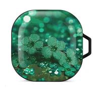 Green Sparkly Spring Headphone Protective Case, Earphone Case For Galaxy Buds Live, Galaxy Buds Pro, Galaxy Buds2, Galaxy Buds 2 Rro Series Headphones