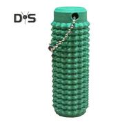 (green) Spiky Roller Fidget Toy with Bead Chain Anxiety Stress Relief Attention Focusing Calming Hard Massage Stick Portable Travel Keychain Pendant