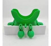 Green Sponge Holder for Kitchen Sink, 3D Bed Sink Organizer, Fast Dry Daddy Holder Compatible with Scrub Mommy