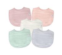 green sprouts - Mull Organic Cotton Bib (Pack of 5) - Rose - 0-12 Months