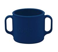 green sprouts - Silicone Learning Cup - Navy