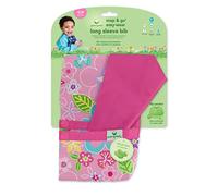 Green Sprouts Snap & Go Easy-Wear Long Sleeve Bib 12-24M Flower, of
