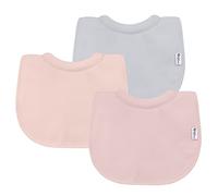 green sprouts - Stay-dry milk-catcher bibs (3 pack) - Rose (0-6 months)