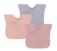 green sprouts - Stay-dry pull-over bibs (3 pack) - Rose (9-18 months)